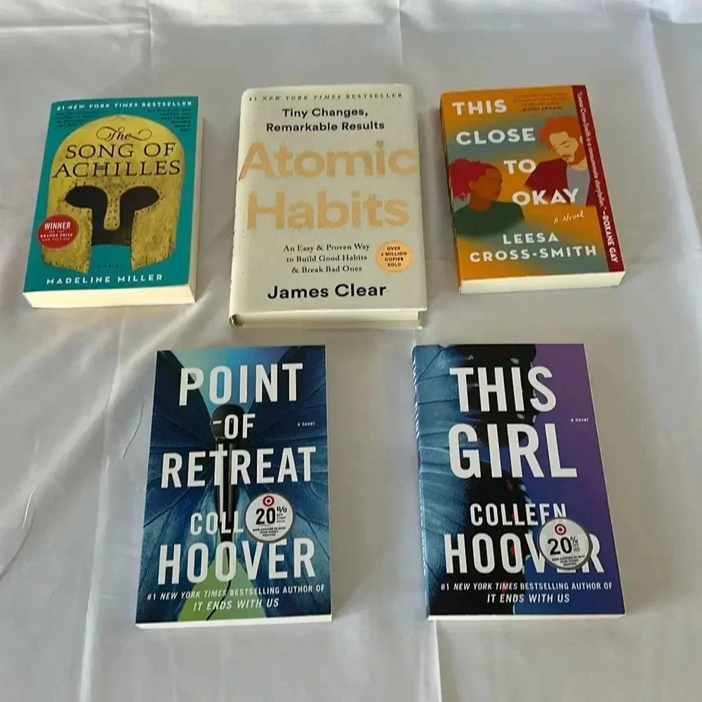 Set of 5 books, never read